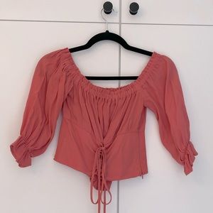 Corset style blouse